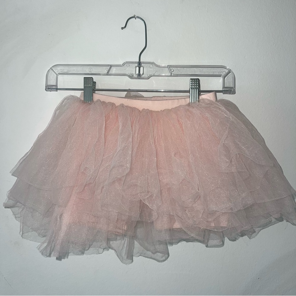 Iloveplum pink tutu skirt with shorts 6y